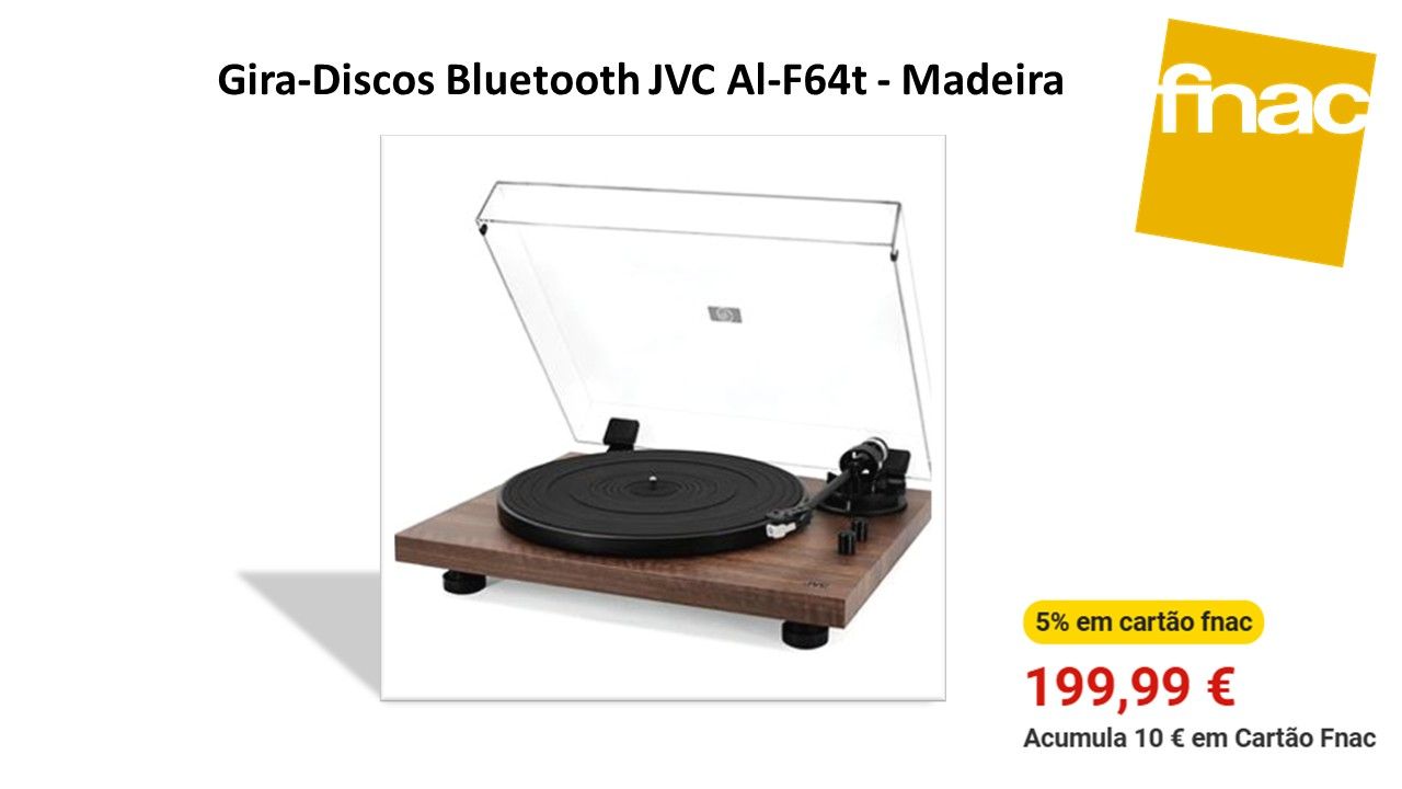FNAC - Gira-Discos Bluetooth JVC